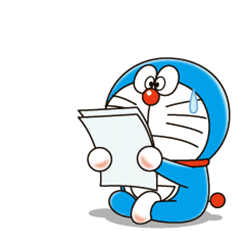 Crying gif of Doraemon